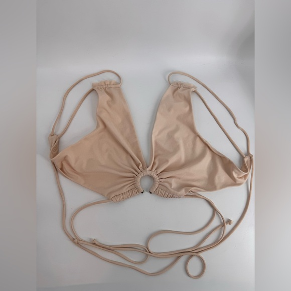 Bec + Bridge Beige Crop Top - Picture 1 of 3